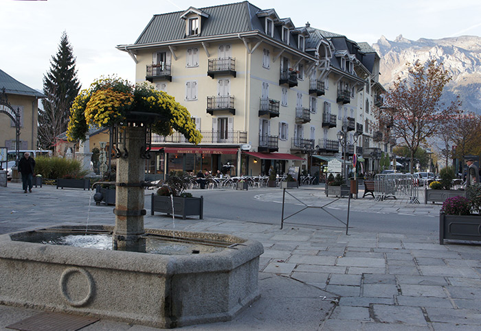 Saintgervais Eglise Montblanc